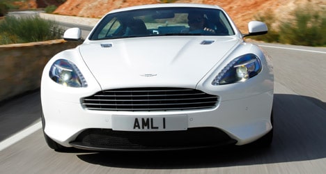 Aston Martin Virage : avant