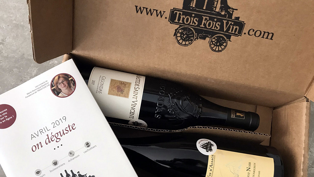 Box Trois fois Vin : pour devenir un pro du vin