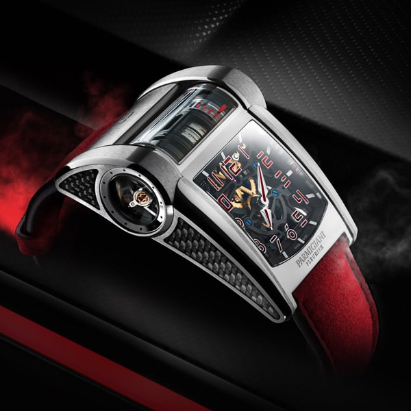 Une montre incroyable avec un mini-moteur de Bugatti intégré ! –