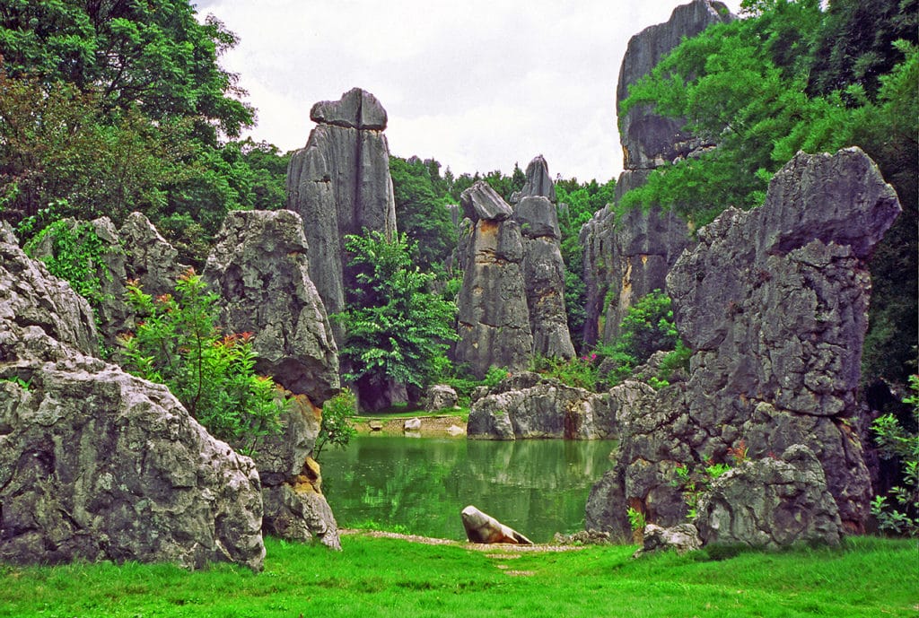 Forêt de pierre en Chine