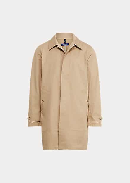 Matchesfashion Homme Vêtements Manteaux & Vestes Manteaux Trench-coats Trench-coat en coton à empiècements fils métalliques 
