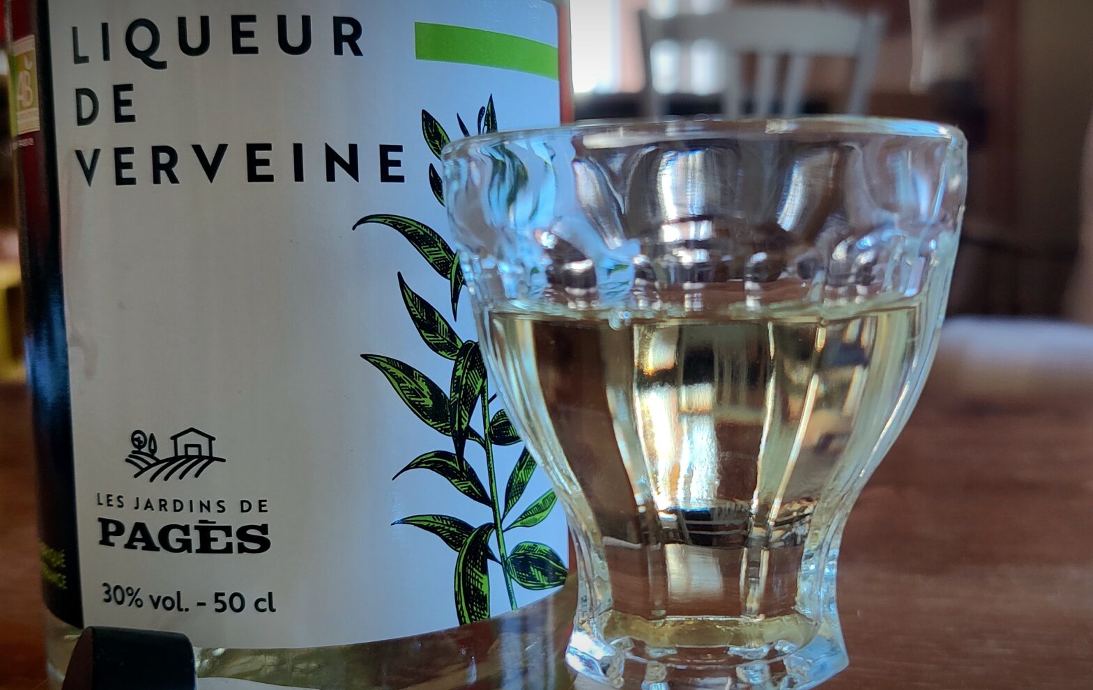 Dégustation liqueur de verveine bio Pagès