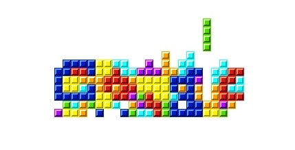 Doodle pour les 25 ans de Tetris (6 juin 2009)