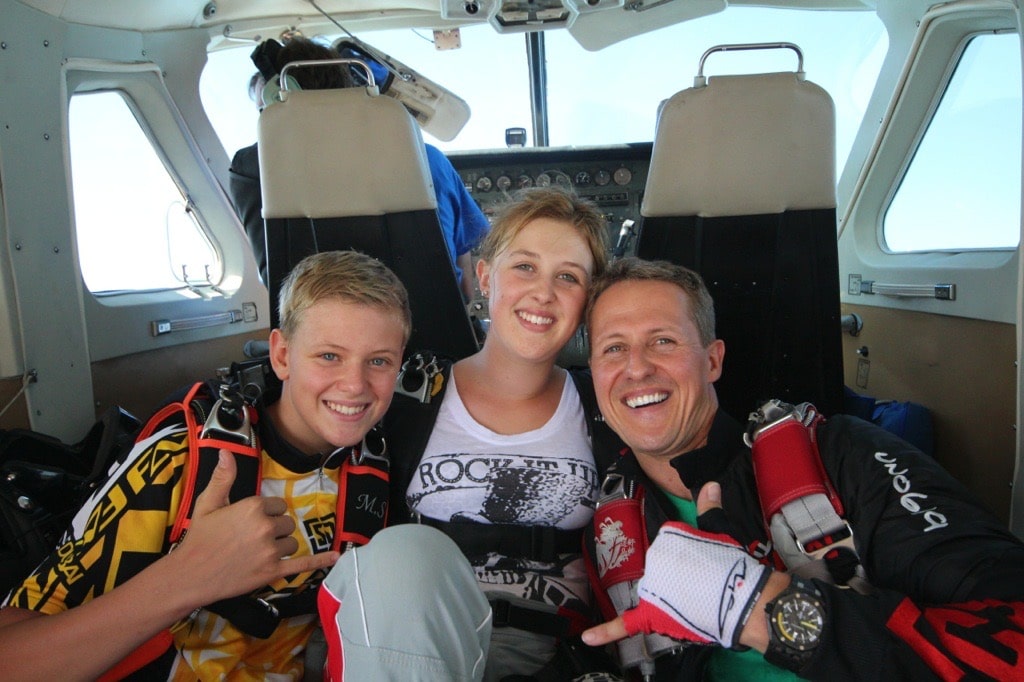 Michael Schumacher et ses enfants