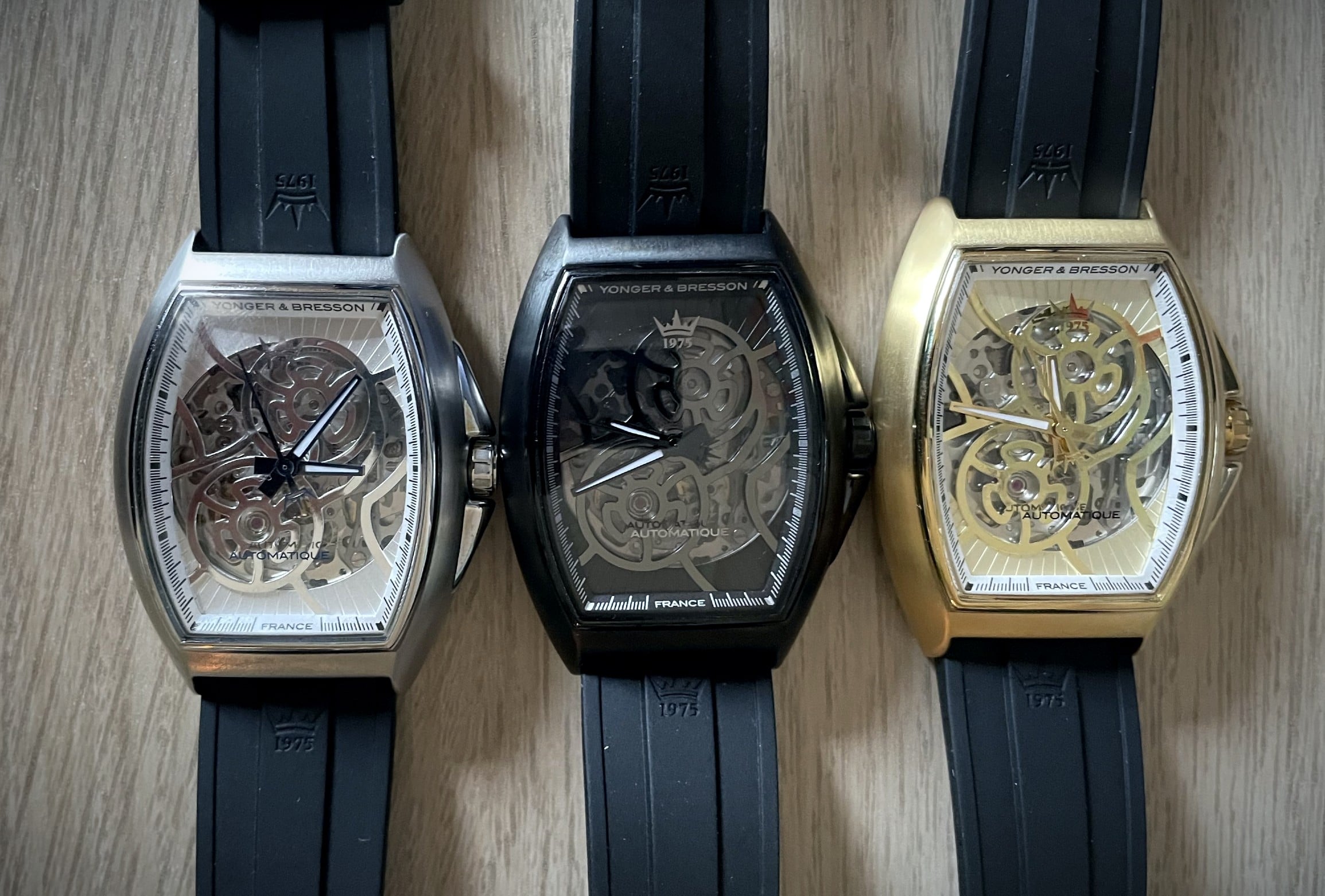 Trois nouvelles montres Yonger & Bresson Le Singulier
