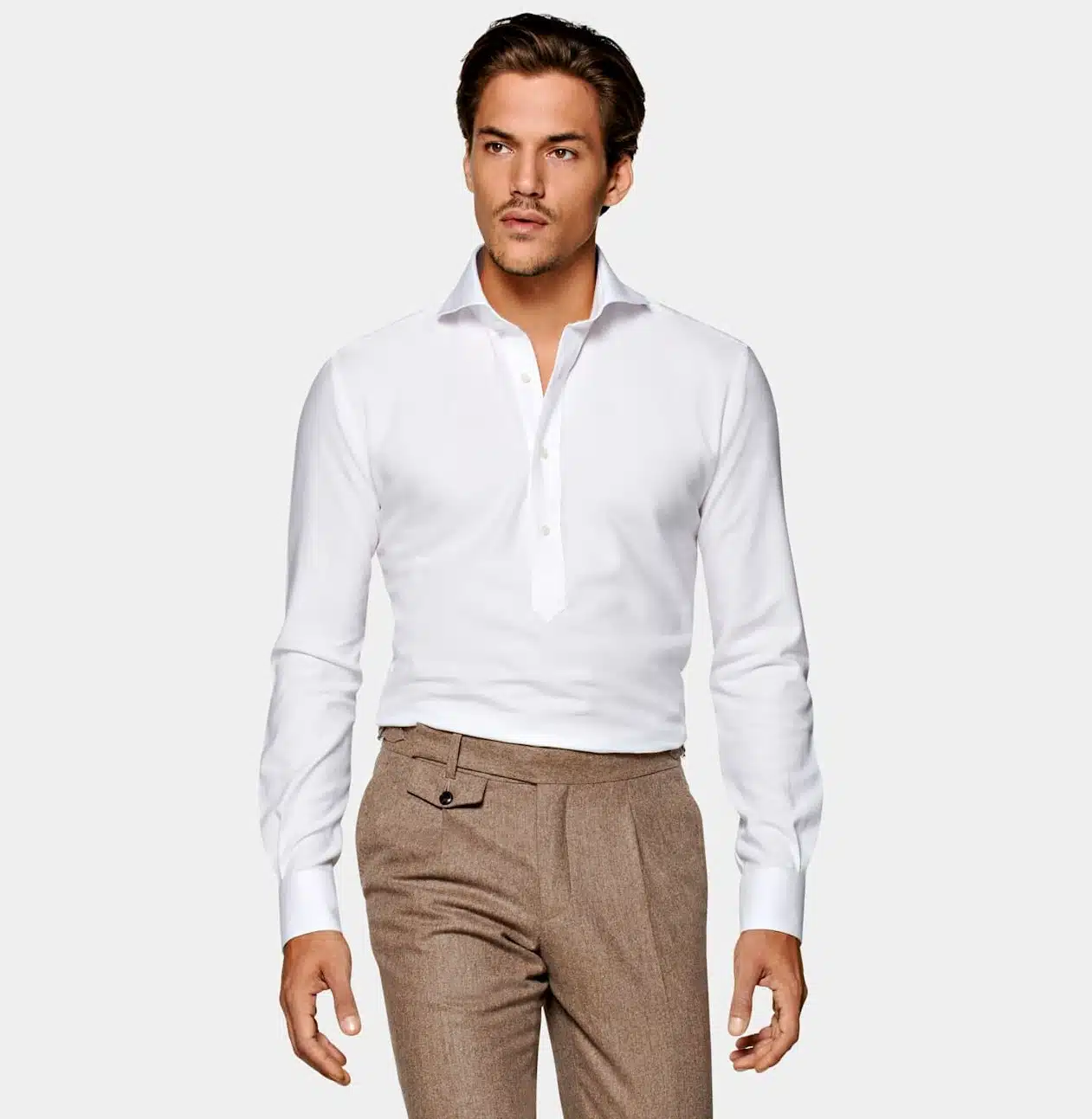 Chemise blanche popover SuitSupply