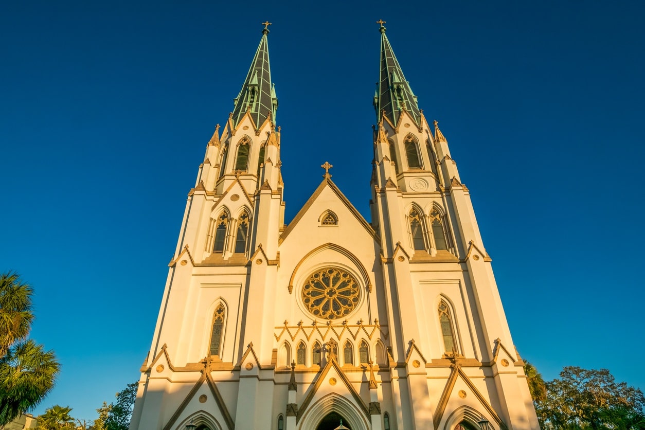 Cathédrale Saint-Jean-Baptiste de Savannah, USA