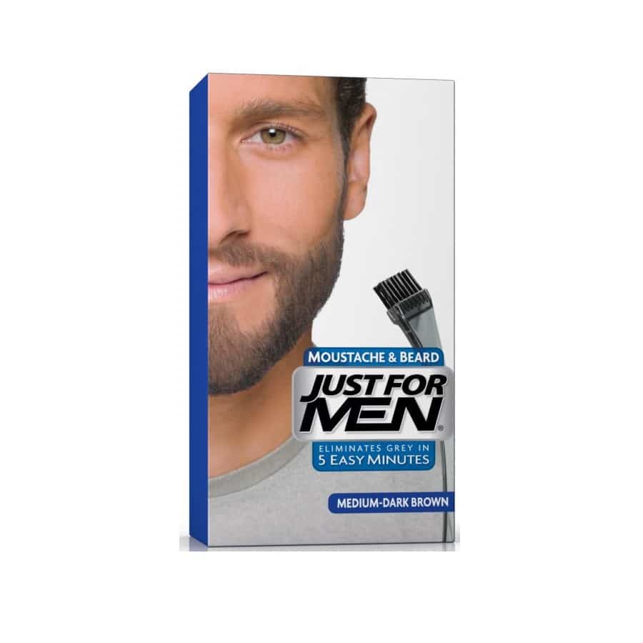 Solution contre la barbe rousse - Coloration barbe Just for Men