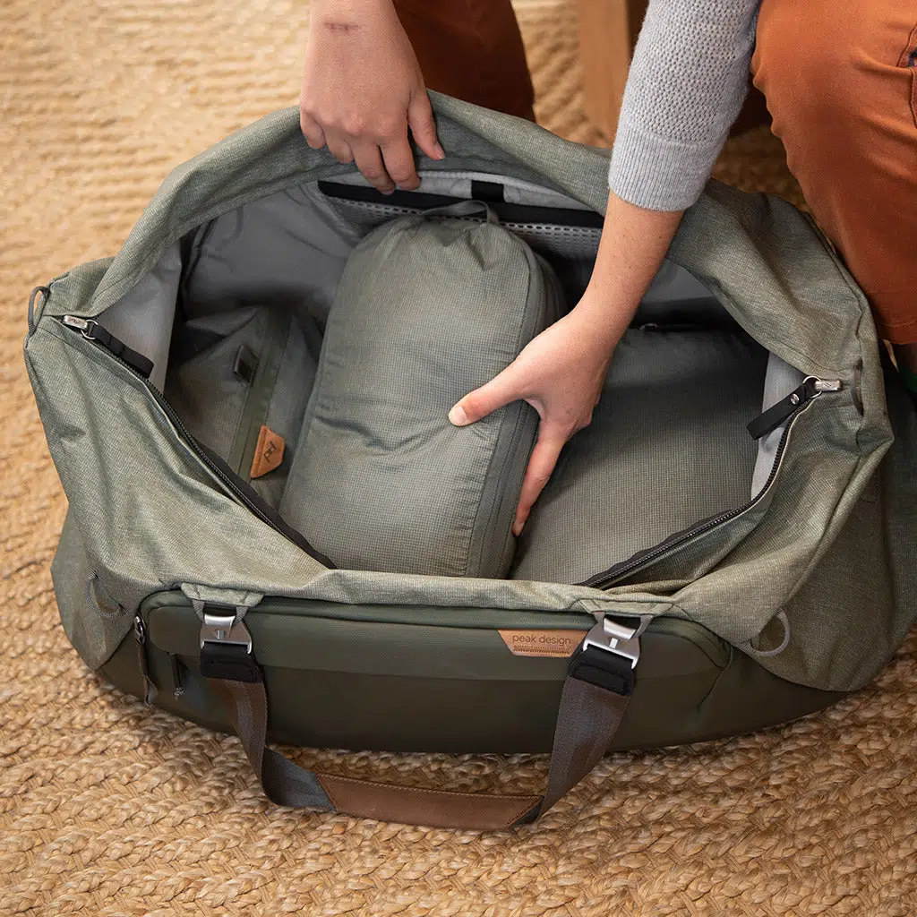 Le sac de voyage 65 litres de Peak Design