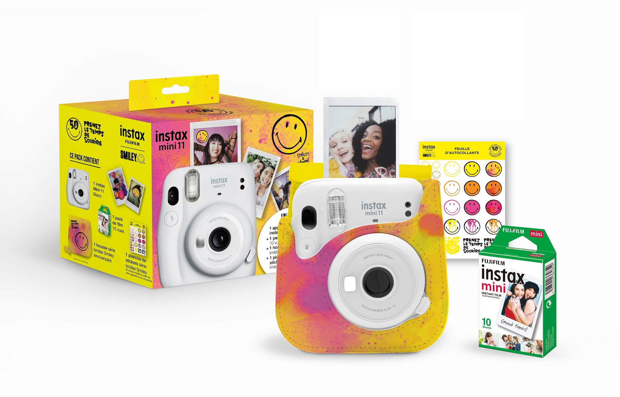 Pack instax Mini 11 Smiley