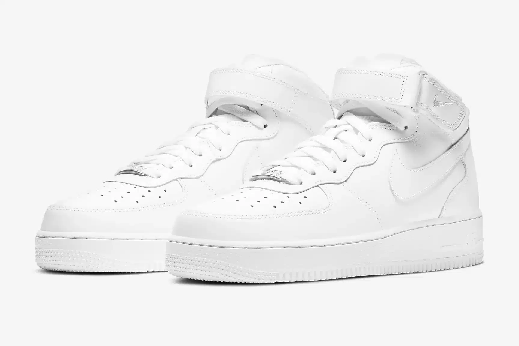 Baskets blanches Nike Air Force 1 Mid '07