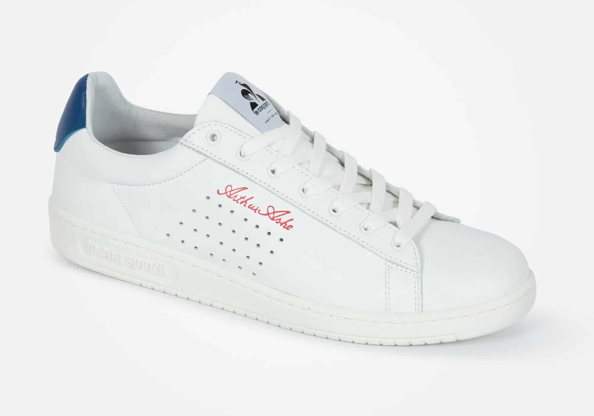 Men's white trainers 2022 - Le Coq Sportif Arthur Ashe Made in France