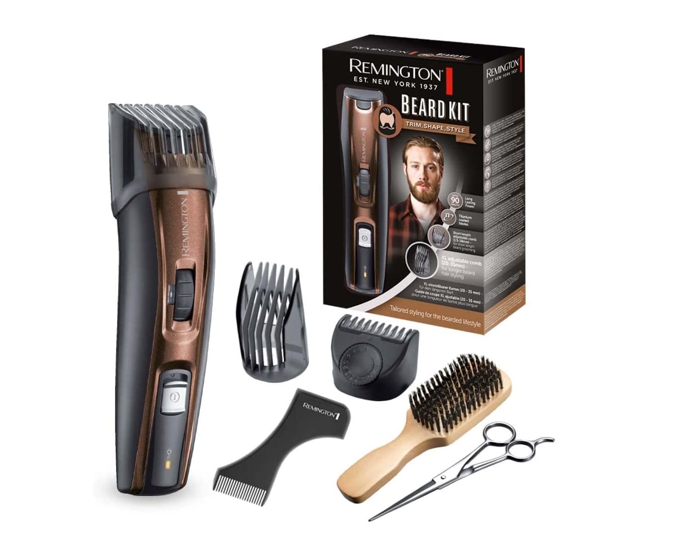 Meilleures tondeuses barbe 2022 - Beard Kit Remington MB4048