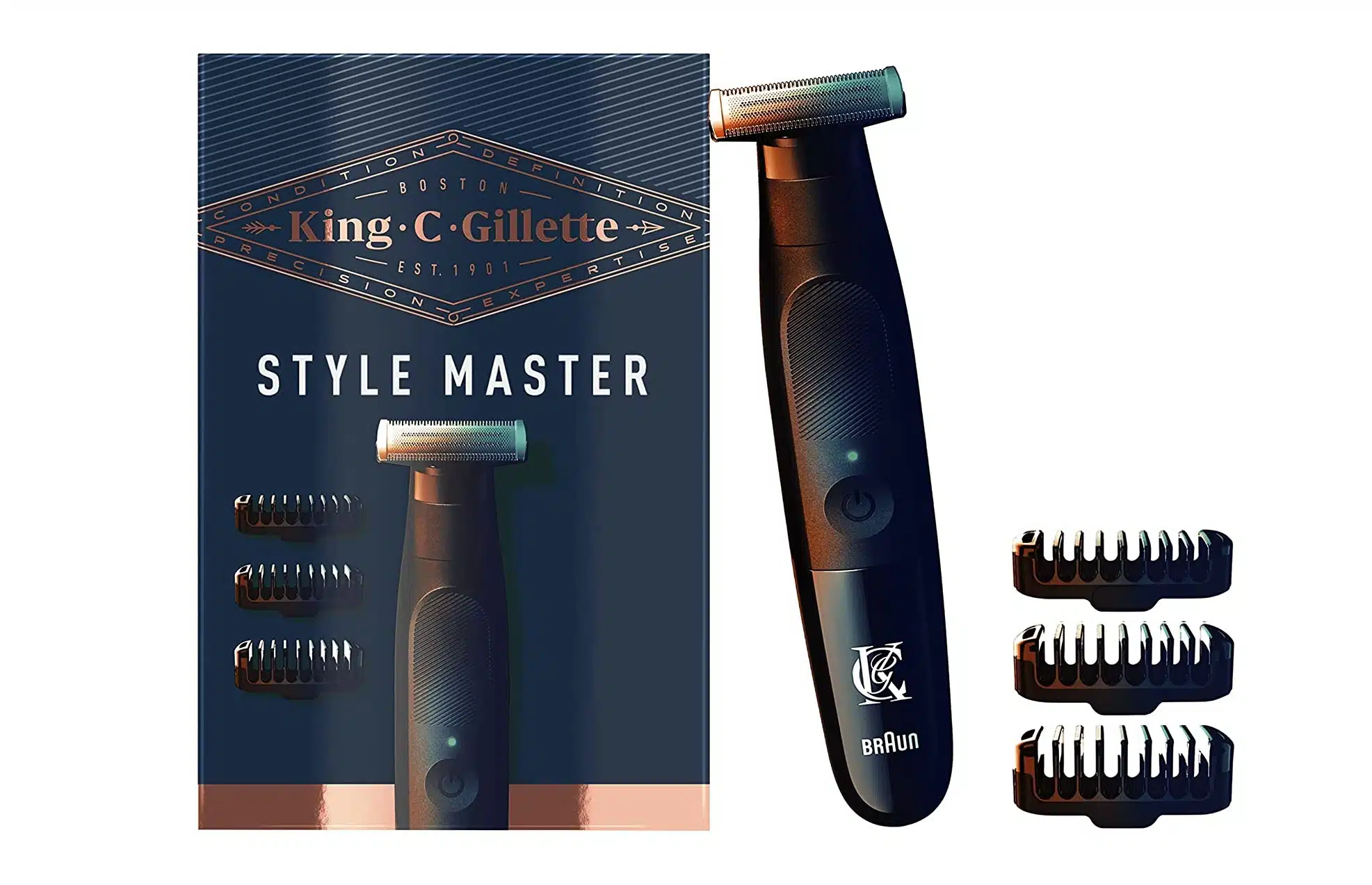 Meilleure tondeuse barbe 2022 - King C Gillette Style Master