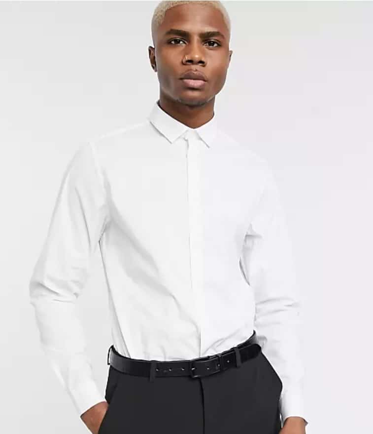 Chemise blanche homme grande taille