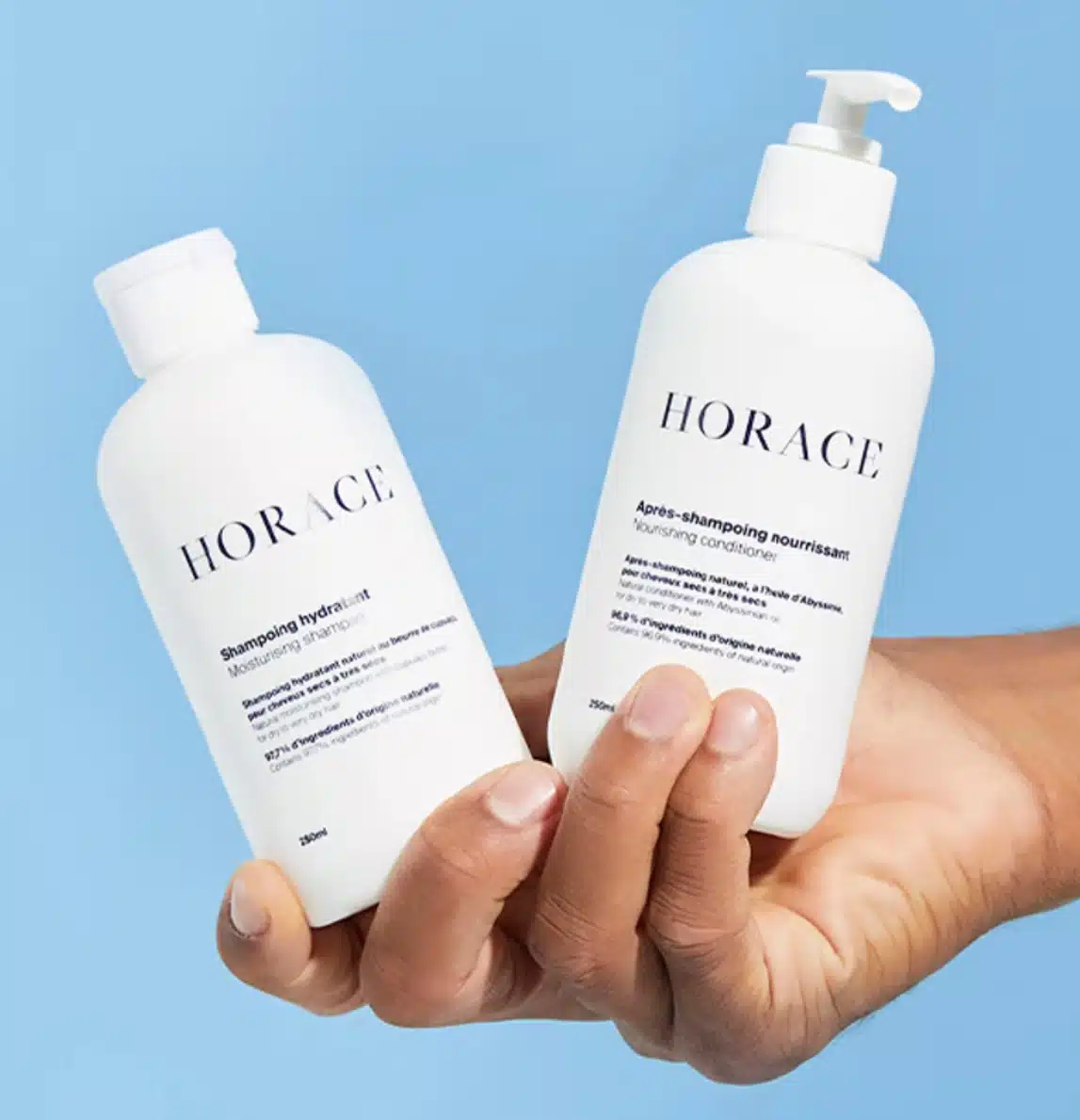 Shampoing homme cheveux longs Horace