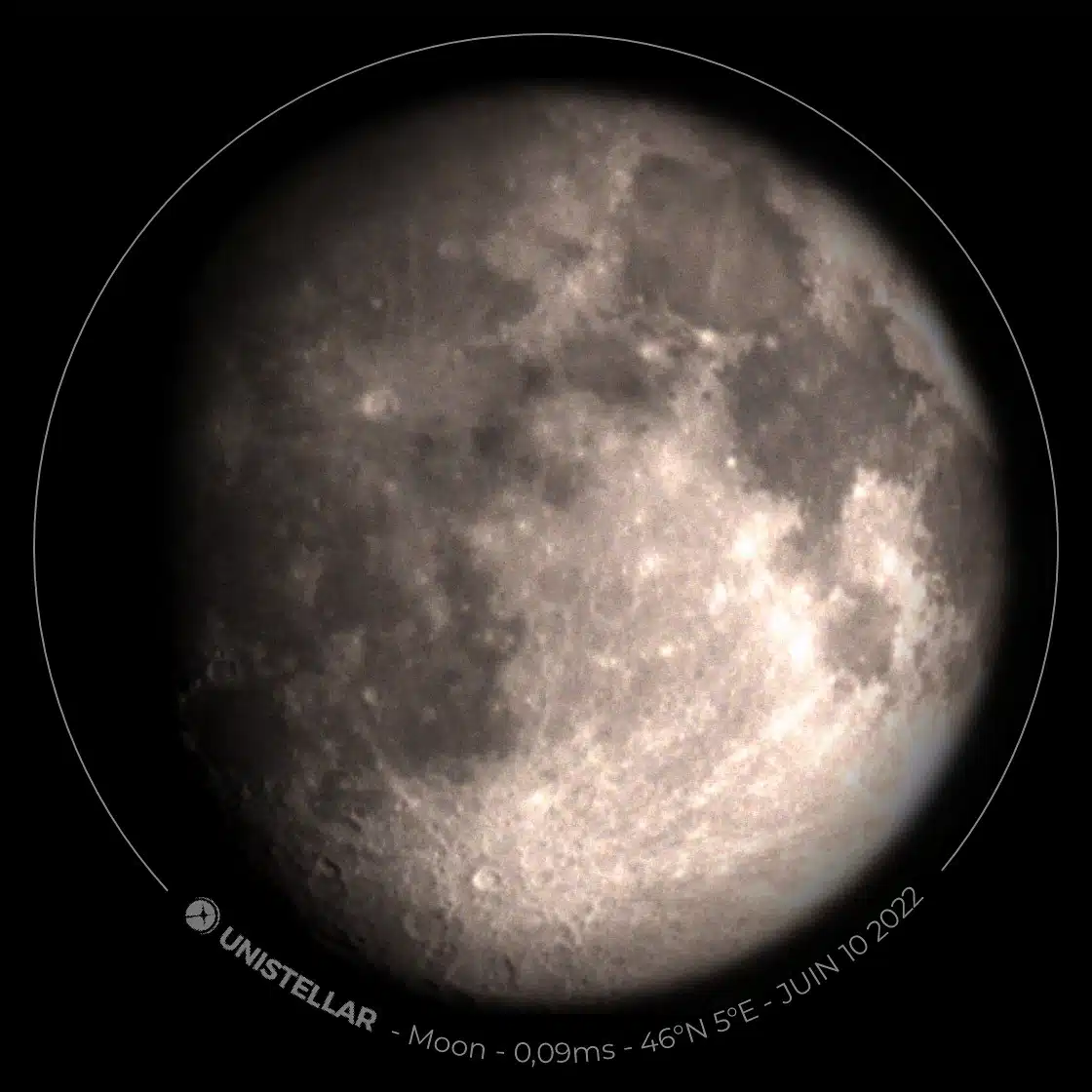 Observation lune télescope eQuinox