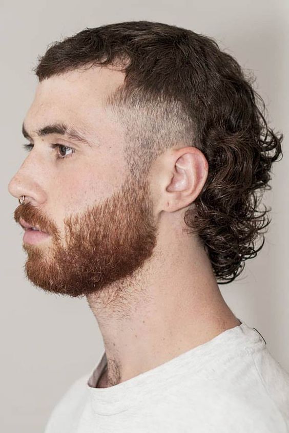 Coupe mulet tendance homme