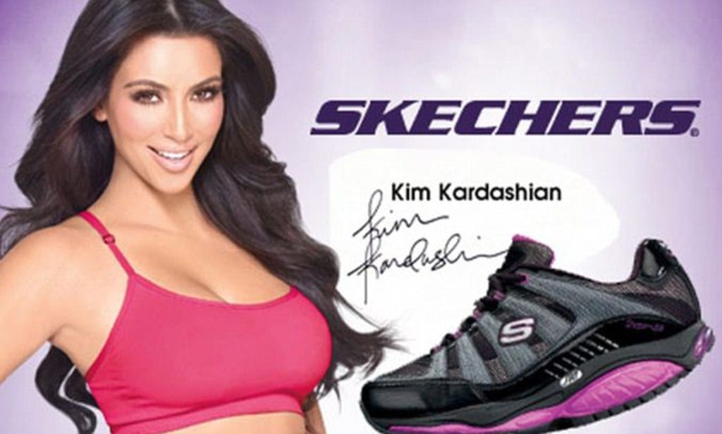 Kim Kardashian Skechers 2012