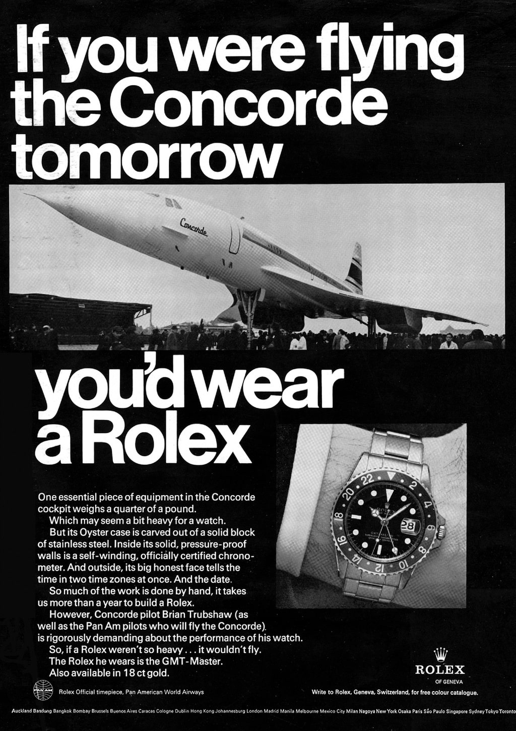 Pub Rolex 1969