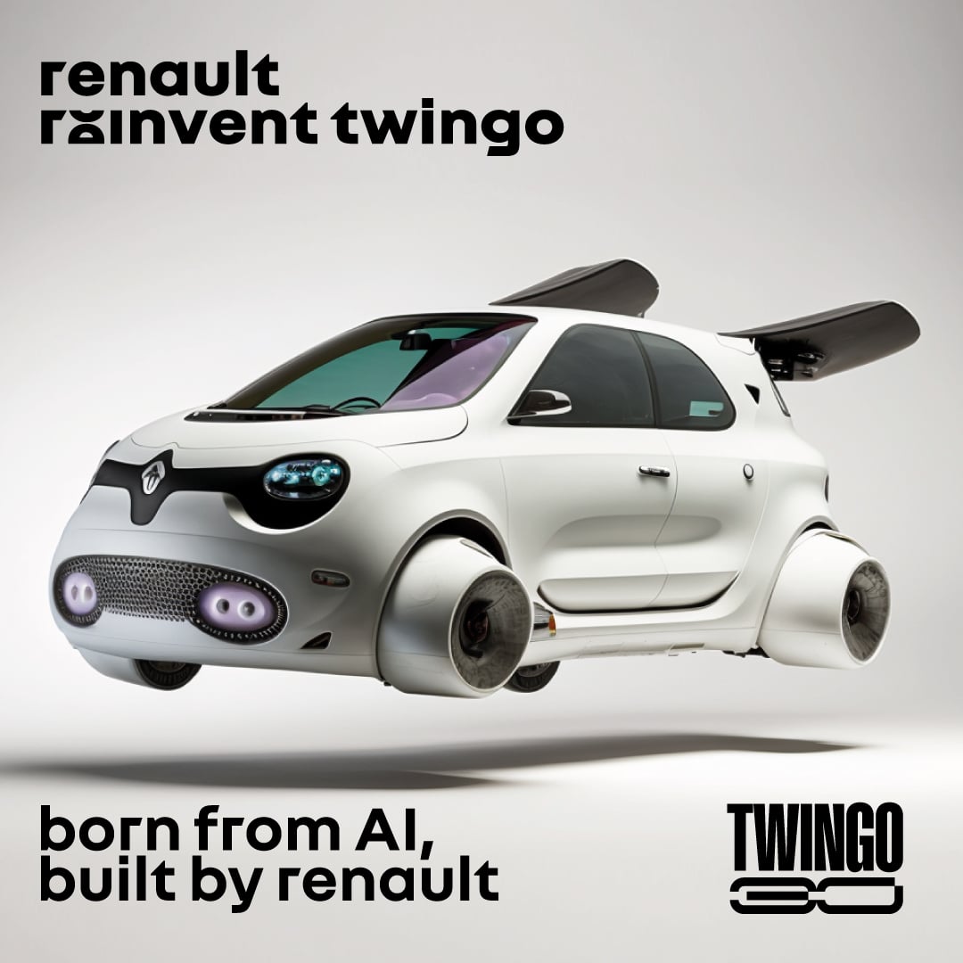 Pour ses 30 ans, Renault vous propose de réinventer la Twingo... avec l'IA !