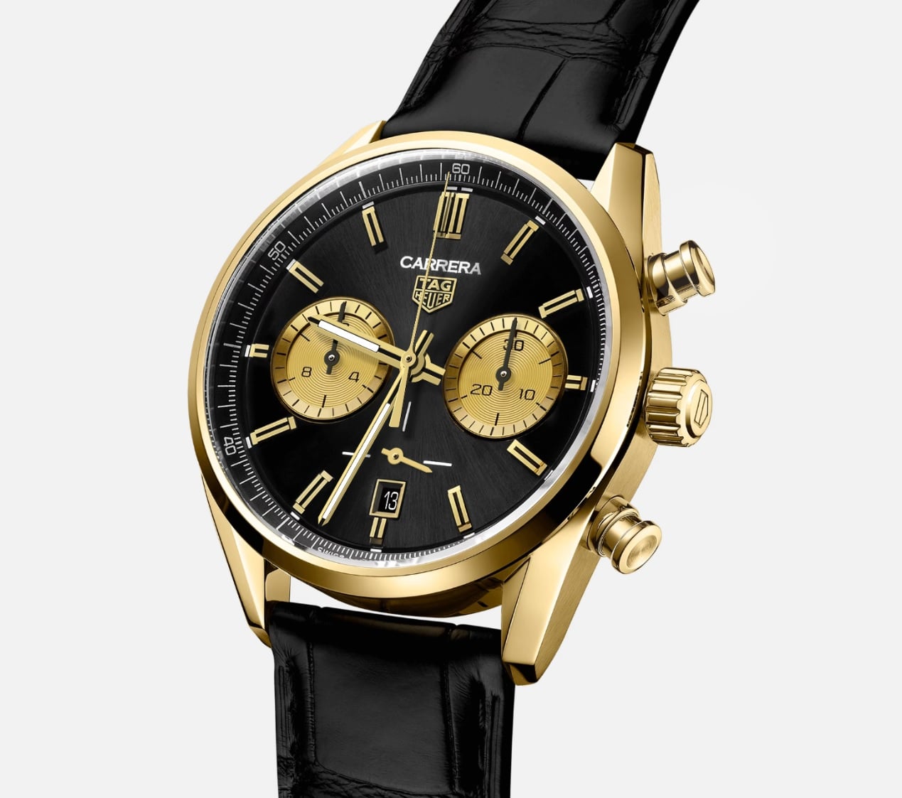 Alternative MoonSwatch Gold - Chronograph TAG Heuer Carrera