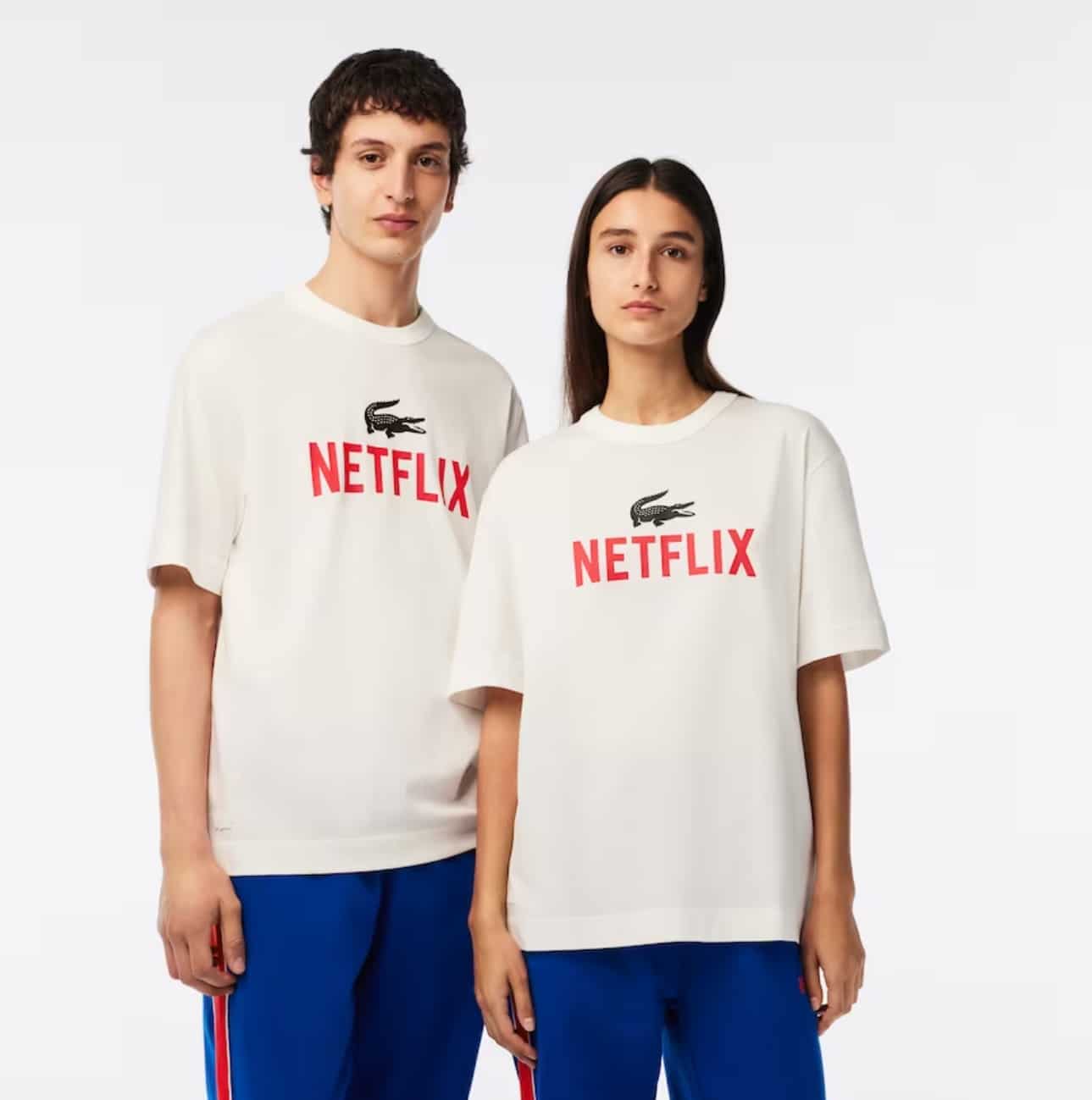 T-shirt unisexe Lacoste x Netflix