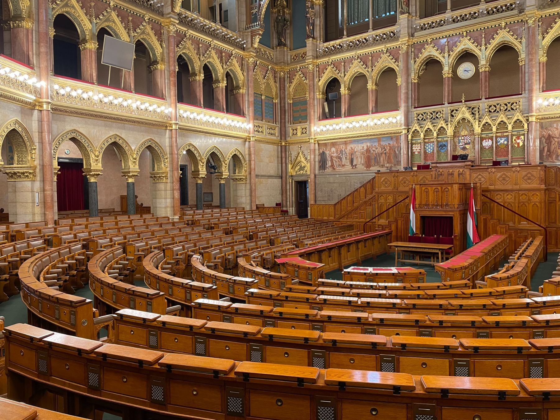 Budapest salle du parlement