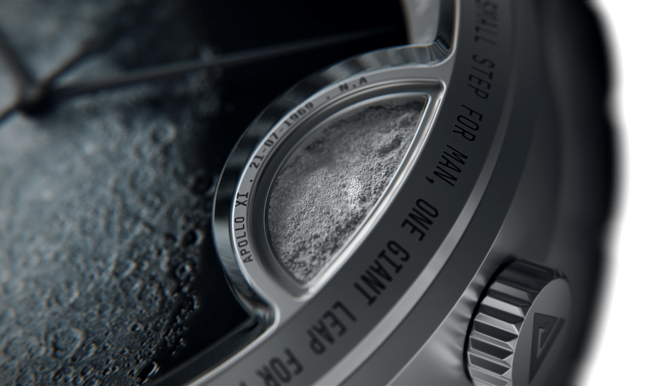 LUNAR1,622 : cette montre approuvée par la Nasa contient de la vraie poussière de lune !
