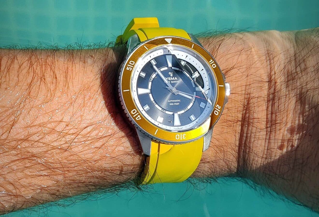 Yema Sous Marine : la montre de plongée la plus stylée de l'année, c'est elle !