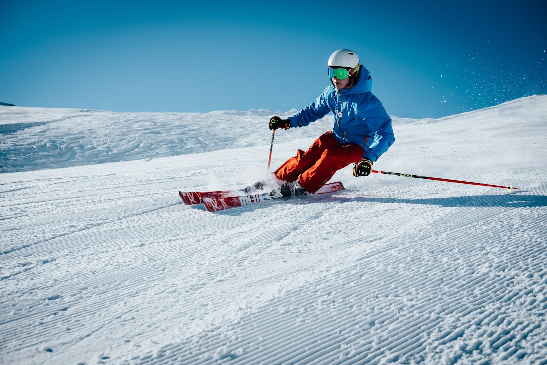 Skiback, porte-skis enfant bleu - Wantalis