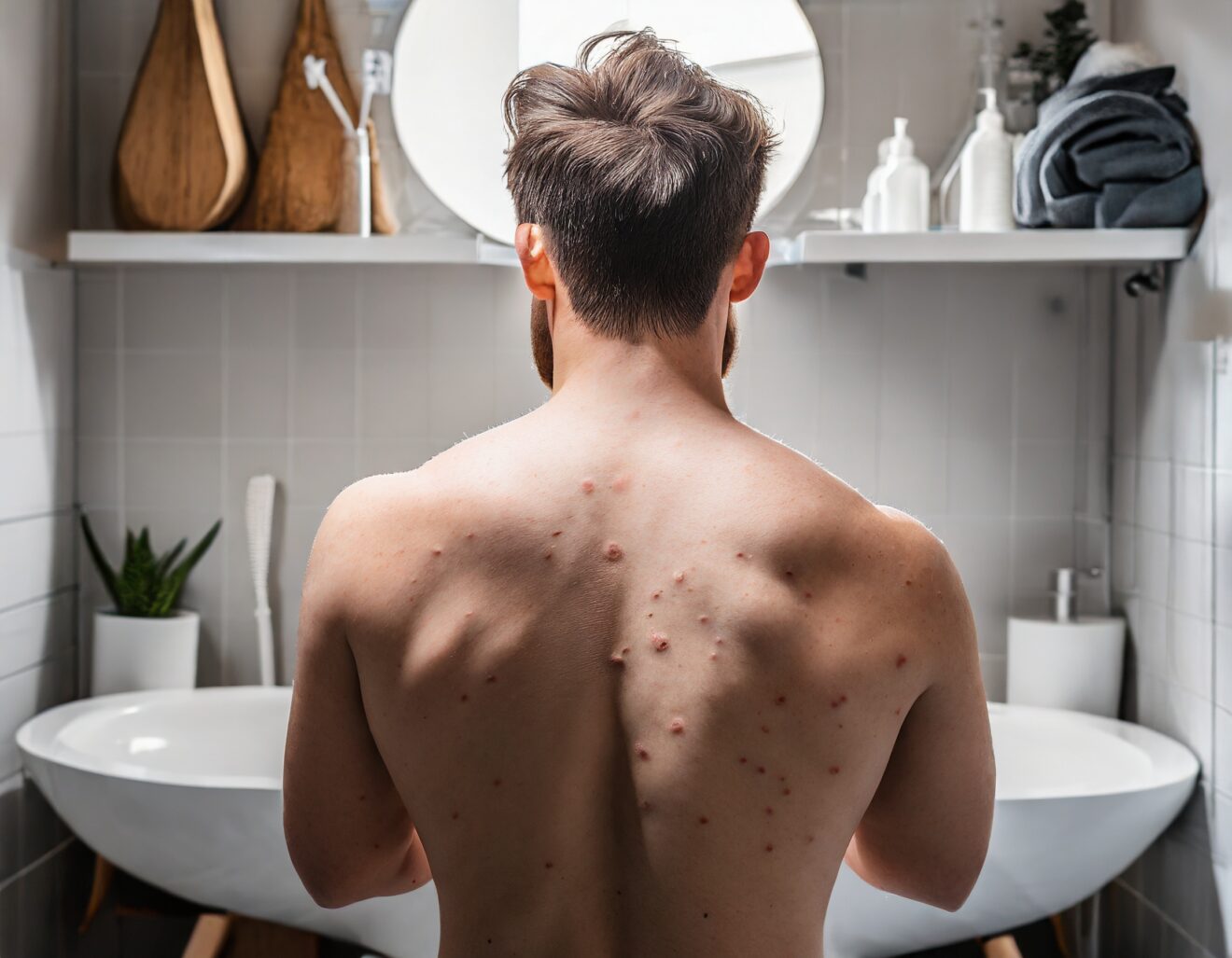 Luttez efficacement contre l'acné dans le dos : ses particularités et traitements