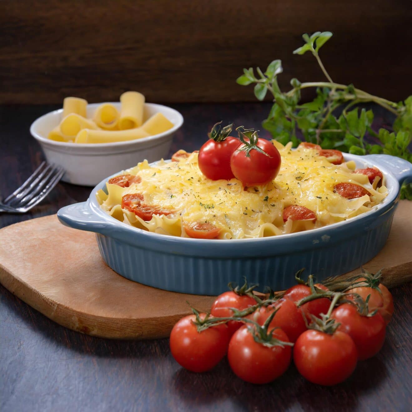 Découvrez le Gratin de pâtes au thon et tomates cerises : une recette savoureuse et conviviale
