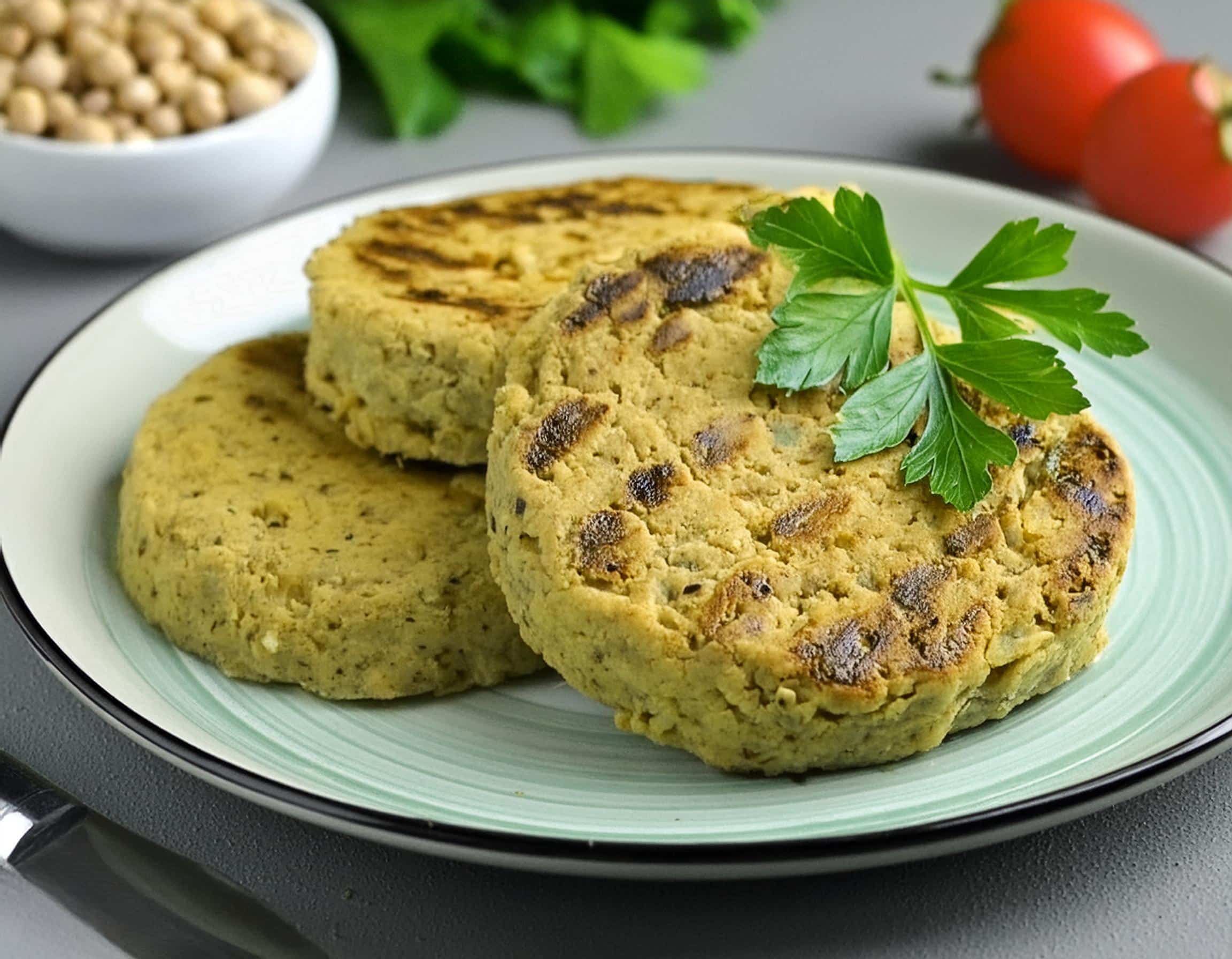 Découvrez la recette du steak végé aux pois chiches : une alternative