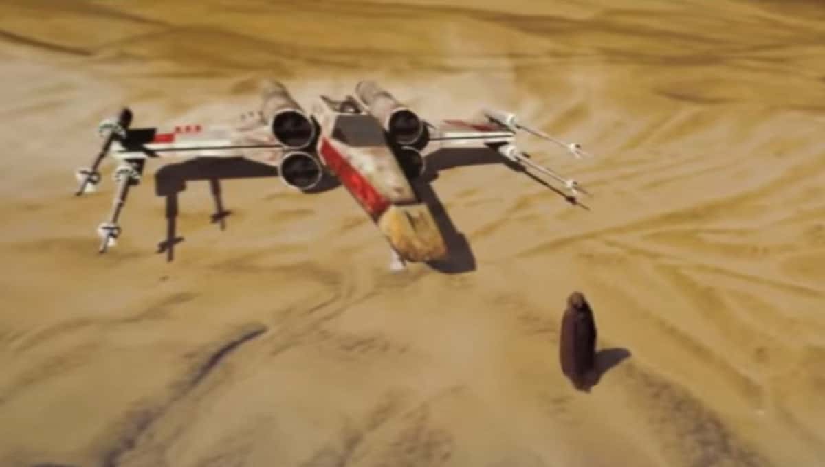 Image extraite de la bande-annonce de Star Wars: The Force Awakens