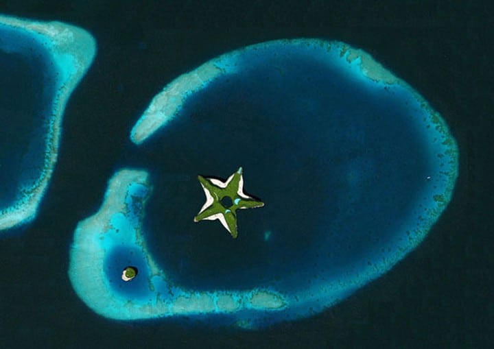 GreenStar, hôtel en forme d'étoile de mer aux Maldives