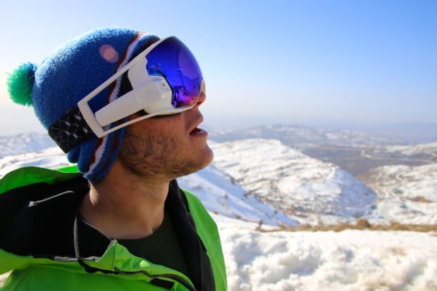 RideOn, les lunettes de ski à réalité augmentée
