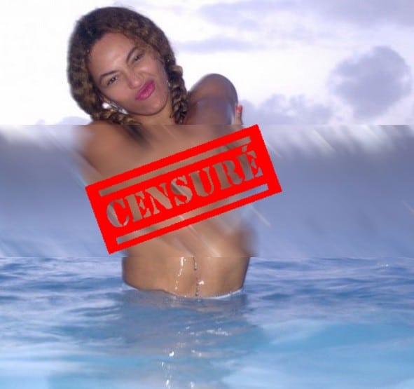 Beyonce - Photo censurée