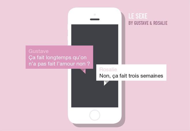 La vie de couple en SMS par Gustave et Rosalie - Le sexe