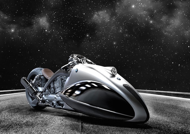 Concept de moto BMW Apollo Streamliner