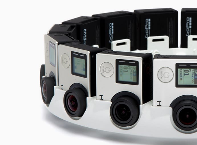16 caméras GoPro pour tout voir et tout capter en une seule prise de vue