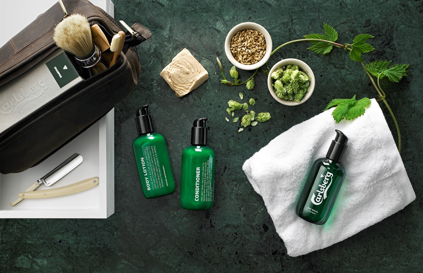 Shampoing pour homme Carlsberg - Beer Beauty