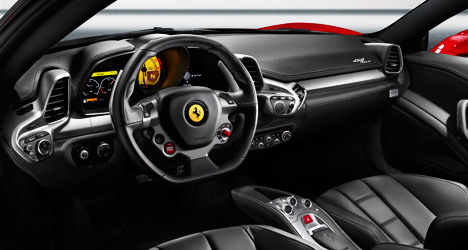 Ferrari 458 Italia : intérieur