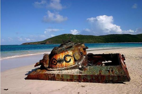 Photo de tank abandonné - Porto Rico