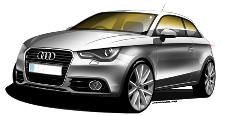 Audi A1 design
