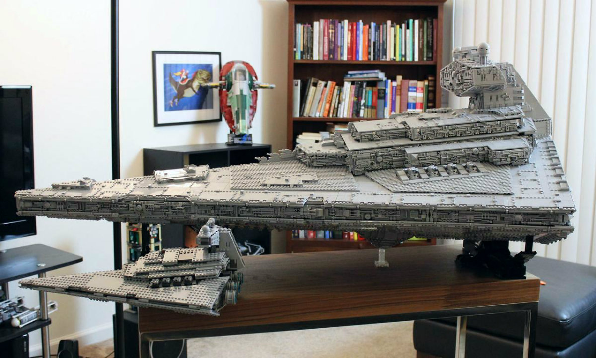 Un vaisseau Star Wars en Lego de plus 30 kilos ! –