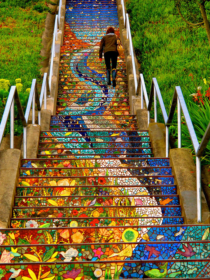 Tiled Steps San Francisco