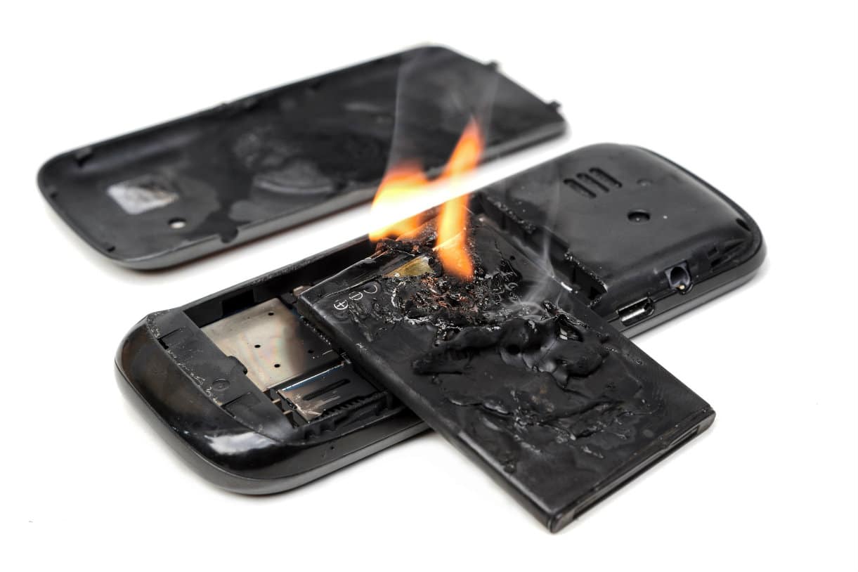 Pourquoi la batterie d'un smartphone peut prendre feu ?