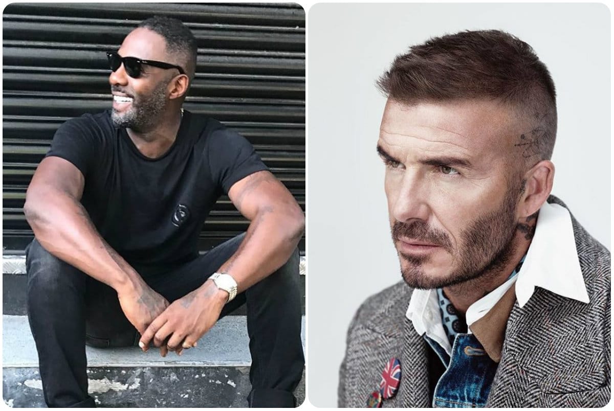 Idris Elba et David Beckham, deux quadras stylés