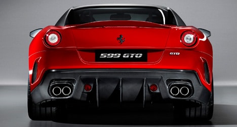 Ferrari 599 GTO face arrière